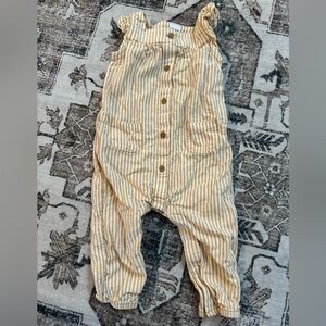Carter's Yellow Striped Kids Romper